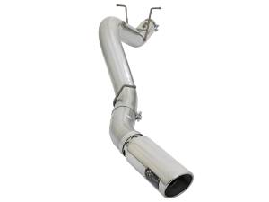 Afe - Advance Flow Engineering - 49-04085-P | AFE Power ATLAS 4 IN Aluminized Steel DPF-Back Exhaust System w/ Polished Tip (2017-2019 Silverado, Sierra 2500 HD, 3500 HD V8-6.6L td) - Image 4