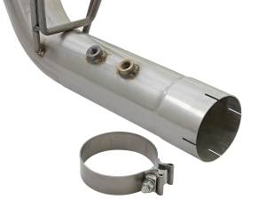 Afe - Advance Flow Engineering - 49-04086-B | AFE Power ATLAS 4 IN Aluminized Steel DPF-Back Exhaust System w/ Black Tip (2017-2019 Silverado, Sierra 2500 HD, 3500 HD V8-6.6L td) - Image 4