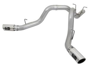 Afe - Advance Flow Engineering - 49-04086-P | AFE Power ATLAS 4 IN Aluminized Steel DPF-Back Exhaust System w/ Polished Tip (2017-2019 Silverado, Sierra 2500 HD, 3500 HD V8-6.6L td) - Image 2