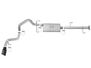 Afe - Advance Flow Engineering - 49-06039-B | AFE Power Scorpion 2-1/2 IN Aluminized Steel Cat-Back Exhaust System w/ Black Tip (2007-2018 FJ Cruiser V6-4.0L) - Image 2