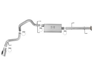 Afe - Advance Flow Engineering - 49-06039-P | AFE Power Scorpion 2-1/2 IN Aluminized Steel Cat-Back Exhaust System w/ Polished Tip (2007-2018 FJ Cruiser V6-4.0L) - Image 2