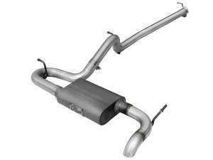 Afe - Advance Flow Engineering - 49-08043 | AFE Power Scorpion 2-1/2 IN Aluminized Steel Cat-Back Hi-Tuck Exhaust System (2007-2018 Wrangler JK V6-3.6L/3.8L) - Image 2