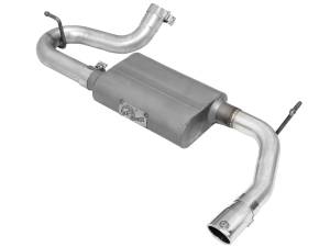 Afe - Advance Flow Engineering - 49-08047-P | AFE Power Scorpion 2-1/2 IN Aluminized Steel Axle-Back Exhaust System w/ Polished Tip (2007-2018 Wrangler JK V6-3.6L/3.8L) - Image 2