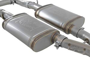 Afe - Advance Flow Engineering - 49-32067-B | AFE Power MACH Force-Xp 2-1/2 IN 304 Stainless Steel Cat-Back Exhaust System w/ Black Tips (2015-2023 Challenger V6-3.6L) - Image 4