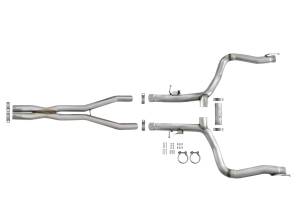 Afe - Advance Flow Engineering - 49-32070NM | AFE Power MACH Force-Xp 3 IN 304 Stainless Steel Cat-Back Exhaust System w/o Muffler (2015-2023 Charger V8-6.2L sc/6.4L) - Image 2