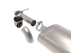 Afe - Advance Flow Engineering - 49-32081-B | AFE Power Gemini XV 3 IN 304 Stainless Steel Cat-Back Exhaust System w/ Cut-Out Black (2019-2024 1500 V8-5.7L) - Image 3