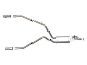 Afe - Advance Flow Engineering - 49-32083-P | AFE Power Gemini XV 3 IN 304 Stainless Steel Cat-Back Exhaust System w/ Cut-Out Polished (2009-2024 Ram 1500 Pickup V8-5.7L) - Image 2