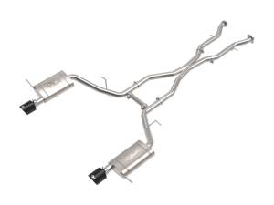 49-32086-B | aFe Power MACH Force-Xp 2-1/2 Inch 304 Stainless Steel Cat-Back Exhaust System For Dodge Durango V6-3.6L/V8-5.7L | Black Tips