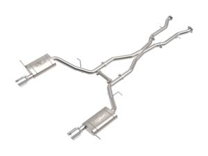 49-32086-P | aFe Power MACH Force-Xp 2-1/2 Inch 304 Stainless Steel Cat-Back Exhaust System For Dodge Durango V6-3.6L/V8-5.7L | Polished Tips