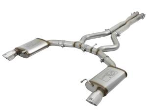Afe - Advance Flow Engineering - 49-33072-1P | AFE Power MACH Force-Xp 3 IN 304 Stainless Steel Cat-Back Exhaust System w/Polished Tip (2015-2017 Mustang V8-5.0L/V6-3.7L) - Image 3