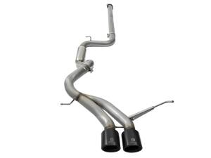 Afe - Advance Flow Engineering - 49-33083-B | AFE Power Takeda 3 IN 304 Stainless Steel Cat-Back Exhaust System w/Black Tip (2013-2018 Focus ST L4-2.0L t) - Image 2