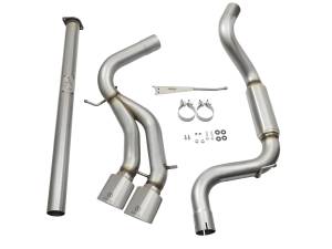 Afe - Advance Flow Engineering - 49-33083-P | AFE Power Takeda 3 IN 304 Stainless Steel Cat-Back Exhaust System w/Polished Tip (2013-2018 Focus ST L4-2.0L t) - Image 3