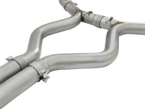 Afe - Advance Flow Engineering - 49-33087-B | AFE Power MACH Force-Xp 304 Stainless Steel Cat-Back Exhaust w/ Resonator Black Tip (2015-2017 Mustang V8-5.0L/V6-3.7L) - Image 4
