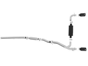 Afe - Advance Flow Engineering - 49-33103-B | AFE Power Takeda 3 IN 304 Stainless Steel Cat-Back Exhaust System w/ Black Tip (2016-2018 Focus RS L4-2.3L t) - Image 2