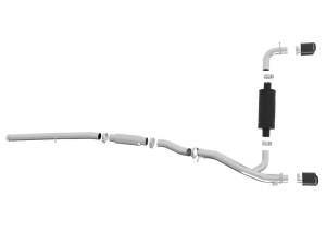 Afe - Advance Flow Engineering - 49-33103-C | AFE Power Takeda 3 IN 304 Stainless Steel Cat-Back Exhaust System w/ Carbon Fiber Tip (2016-2018 Focus RS L4-2.3L t) - Image 2