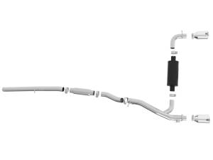 Afe - Advance Flow Engineering - 49-33103-P | AFE Power Takeda 3 IN 304 Stainless Steel Cat-Back Exhaust System w/ Polished Tip (2016-2018 Focus RS L4-2.3L t) - Image 2
