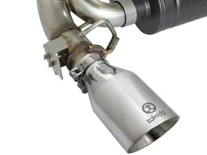 Afe - Advance Flow Engineering - 49-33104-P | AFE Power Takeda 3 IN 304 Stainless Steel Axle-Back Exhaust System w/ Polished Tip (2016-2018 Focus RS L4-2.3L t) - Image 5