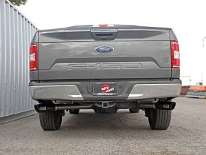 Afe - Advance Flow Engineering - 49-33123-B | AFE Power Gemini XV 3 IN 304 Stainless Steel Cat-Back Exhaust System w/ Cut-Out Black (2015-2020 F150 Pickup V6-2.7L/3.5L tt/V8-5.0L) - Image 9