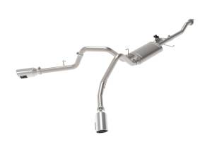 49-33123-P | AFE Power Gemini XV 3 IN 304 Stainless Steel Cat-Back Exhaust System w/ Cut-Out Polished (2015-2020 F150 Pickup V6-2.7L/3.5L tt/V8-5.0L)