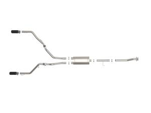Afe - Advance Flow Engineering - 49-33127-B | aFe Power Vulcan Series 3 Inch 304 Stainless Steel Cat-Back Exhaust System With Black Tip For F-150 V6-2.7L (tt)/3.5L (tt)/V8-5.0L - Image 2