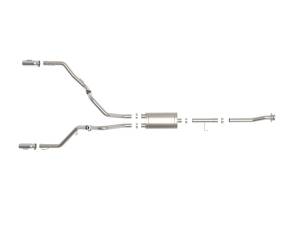 Afe - Advance Flow Engineering - 49-33127-P | aFe Power Vulcan Series 3 Inch 304 Stainless Steel Cat-Back Exhaust System With Polished Tip For F-150 V6-2.7L (tt)/3.5L (tt)/V8-5.0L - Image 2