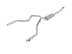 49-33127-P | aFe Power Vulcan Series 3 Inch 304 Stainless Steel Cat-Back Exhaust System With Polished Tip For F-150 V6-2.7L (tt)/3.5L (tt)/V8-5.0L