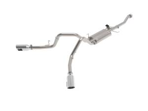 49-33129-P | aFe Power Gemini XV 3 Inch 304 Stainless Steel Cat-Back Exhaust System With Cut-Out Polished For Ford F-150 V6-2.7L (tt)/3.5L (tt)/V8-5.0L