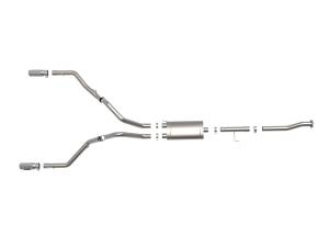 Afe - Advance Flow Engineering - 49-33130-P | AFE Power Vulcan Series 3 IN 304 Stainless Steel Cat-Back Exhaust System w/Polished Tip (2015-2020 F150 Pickup V8-5.0L) - Image 2