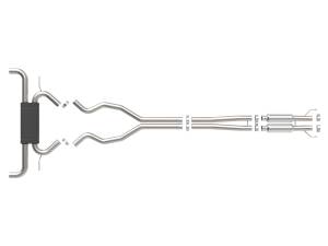 Afe - Advance Flow Engineering - 49-33133 | AFE Power Vulcan Series 2-1/2 IN 304 Stainless Steel Cat-Back Exhaust System (2019-2023 Edge ST V6-2.7L tt) - Image 2