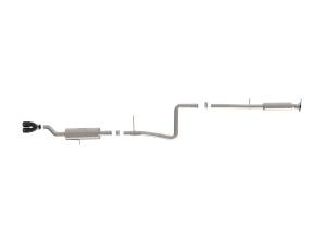 Afe - Advance Flow Engineering - 49-33134-B | AFE Power Takeda 2-1/4 IN 304 Stainless Steel Cat-Back Exhaust System w/ Black Tip (2014-2019 Fiesta L4-1.6L) - Image 2