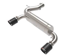 Afe - Advance Flow Engineering - 49-33137-C | aFe Power Vulcan Series 3 Inch To 2-1/2 Inch Stainless Steel Axle-Back Exhaust System With Carbon Fiber Tip Ford Bronco L4-2.3L (t)/V6-2.7L (tt) - Image 2