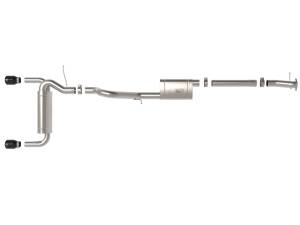 Afe - Advance Flow Engineering - 49-33138-B | aFe Power Vulcan Series 3 Inch To 2-1/2 Inch Stainless Steel Cat-Back Exhaust System With Black Tip For Ford Bronco L4-2.3L (t)/V6-2.7L (tt) - Image 2