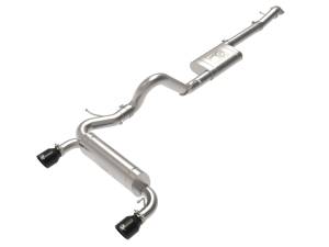 49-33138-B | aFe Power Vulcan Series 3 Inch To 2-1/2 Inch Stainless Steel Cat-Back Exhaust System With Black Tip For Ford Bronco L4-2.3L (t)/V6-2.7L (tt)