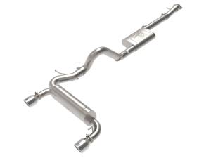 49-33138-P | aFe Power Vulcan Series 3 Inch To 2-1/2 Inch Stainless Steel Cat-Back Exhaust System With Polished Tip For Ford Bronco L4-2.3L (t)/V6-2.7L (tt)