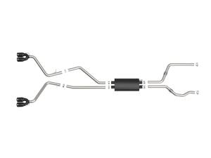 Afe - Advance Flow Engineering - 49-33139-B | aFe Power MACH Force-Xp 2-1/2 Inch 304 Stainless Steel Cat-Back Exhaust System With Black Tips For Ford Explorer ST V6-3.0L (tt) - Image 2