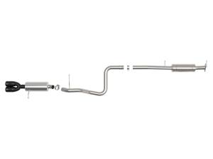Afe - Advance Flow Engineering - 49-33140-B | AFE Power Takeda 2-1/2 IN 304 Stainless Steel Cat-Back Exhaust System w/ Black Tip (2014-2019 Fiesta ST L4-1.6L t) - Image 2