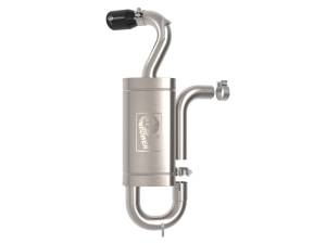 49-33141-B | aFe Power Vulcan Series 2-1/2 Inch 304 Stainless Steel Axle-Back Exhaust System For Ford Bronco Sport L3-1.5L (t)/L4-2.0L (t) | Black Tip