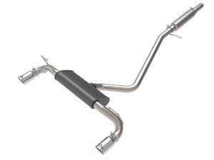 49-33142-P | aFe Power Vulcan Series 2-1/2 Inch 304 Stainless Steel Cat-Back Exhaust System With Polished Tip For Ford Bronco Sport L3-1.5L (t)/L4-2.0L (t)