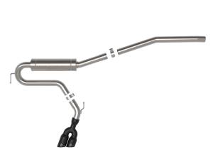 Afe - Advance Flow Engineering - 49-33144-B | aFe Power Rebel Series 2-1/2 Inch Stainless Steel Cat-Back Exhaust System With Black Tip For Ford Maverick L4-2.0L (t) AWD - Image 2