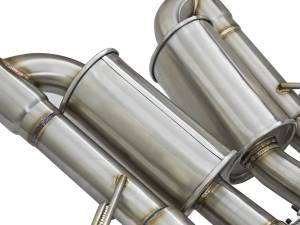 Afe - Advance Flow Engineering - 49-34056-1C | AFE Power MACH Force-Xp 304 Stainless Steel Axle-Back Exhaust System w/ Carbon Fiber Tips (2014-2019 Corvette C7 V8-6.2L) - Image 4
