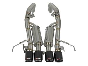 Afe - Advance Flow Engineering - 49-34056-1C | AFE Power MACH Force-Xp 304 Stainless Steel Axle-Back Exhaust System w/ Carbon Fiber Tips (2014-2019 Corvette C7 V8-6.2L) - Image 2
