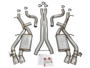 Afe - Advance Flow Engineering - 49-34069-P | AFE Power MACH Force-Xp 3 IN 304 Stainless Steel Cat-Back Exhaust System w/Polished Tip (2016-2024 Camaro SS V8-6.2L sc) - Image 2