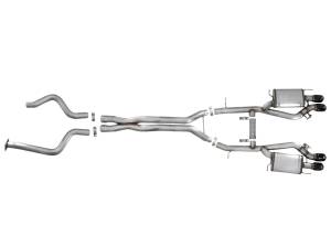 Afe - Advance Flow Engineering - 49-34078-B | AFE Power MACH Force-Xp 3 IN 304 Stainless Steel Cat-Back Exhaust System w/ Black Tip (2016-2019 ATS-V V6-3.6L tt) - Image 2