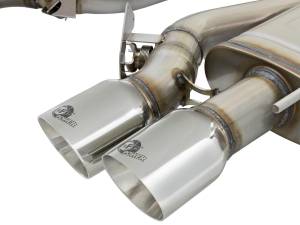 Afe - Advance Flow Engineering - 49-34078-P | AFE Power MACH Force-Xp 3 IN 304 Stainless Steel Cat-Back Exhaust System w/ Polished Tip (2016-2019 ATS-V V6-3.6L tt) - Image 4