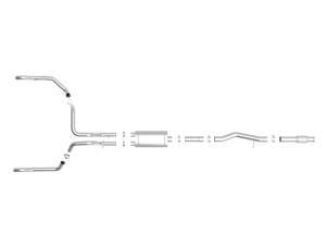 Afe - Advance Flow Engineering - 49-34101 | aFe Power Vulcan Series 304 Stainless Steel Cat-Back Exhaust System Without Tip GM Silverado/Sierra 1500 V8-6.2L - Image 2