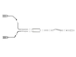 Afe - Advance Flow Engineering - 49-34102-P | aFe Power Vulcan Series 304 Stainless Steel Cat-Back Exhaust System For GM Silverado/Sierra 1500 V8-6.2L | Polished Tip - Image 2