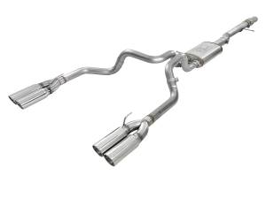 49-34102-P | aFe Power Vulcan Series 304 Stainless Steel Cat-Back Exhaust System For GM Silverado/Sierra 1500 V8-6.2L | Polished Tip