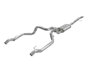 49-34103 | aFe Power Vulcan Series 3 Inch To Dual 3 Inch 304 Stainless Steel Cat-Back Exhaust System For GM Silverado/Sierra 1500 V8-5.3L