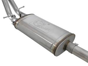 Afe - Advance Flow Engineering - 49-34104-B | aFe Power Vulcan Series 3 Inch to Dual 2-1/2 Inch 304 Stainless Steel Cat-Back Exhaust System For GM Silverado/Sierra 1500 V6-4.3L/V8-5.3L | Black Tips - Image 4