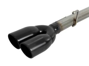 Afe - Advance Flow Engineering - 49-34104-B | aFe Power Vulcan Series 3 Inch to Dual 2-1/2 Inch 304 Stainless Steel Cat-Back Exhaust System For GM Silverado/Sierra 1500 V6-4.3L/V8-5.3L | Black Tips - Image 3